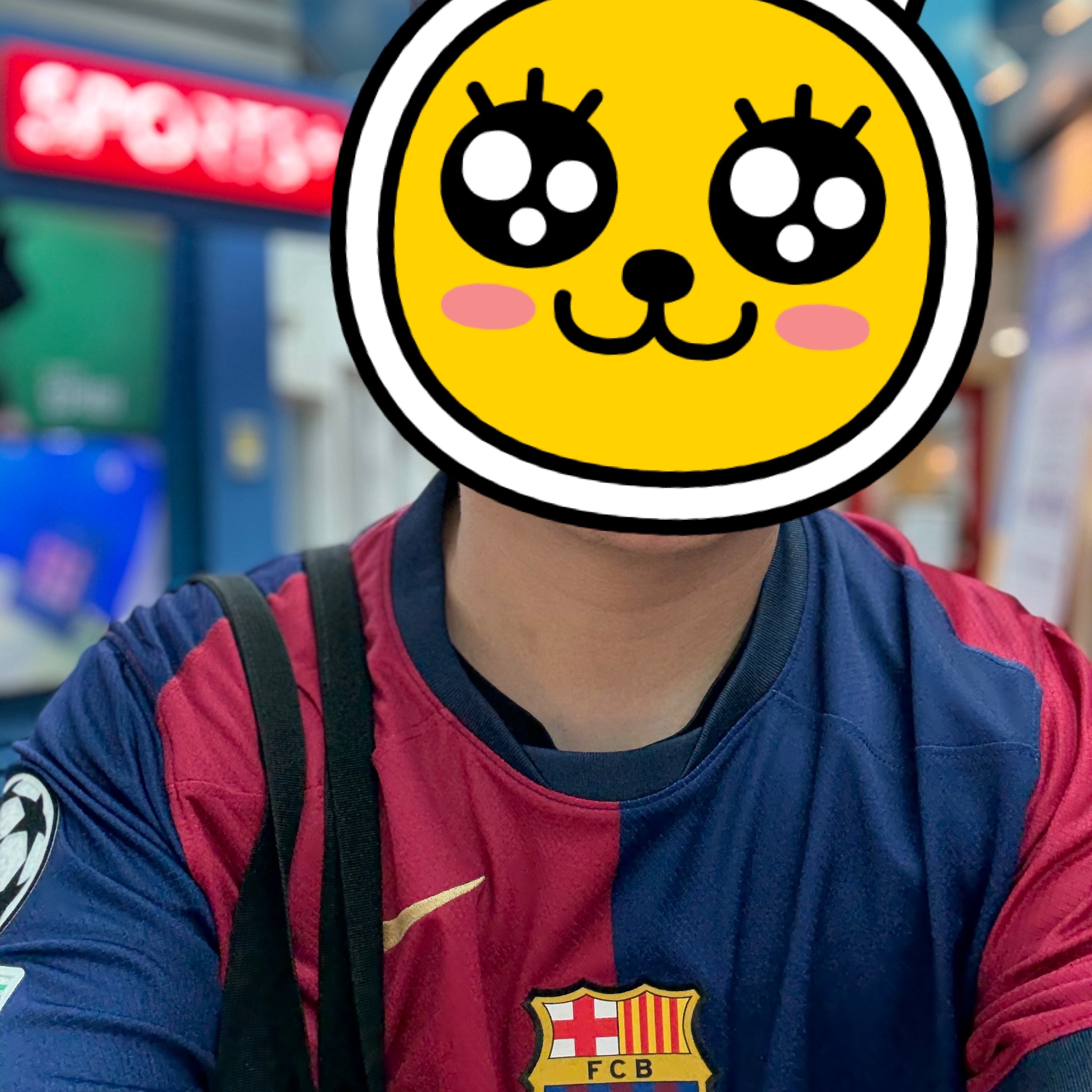 Nike FC Barcelona 2024/25 Dri-Fit Stadium Home Jersey Deep Royal Blue Midnight Navy (Non Marking Ver.) 착용 스타일
