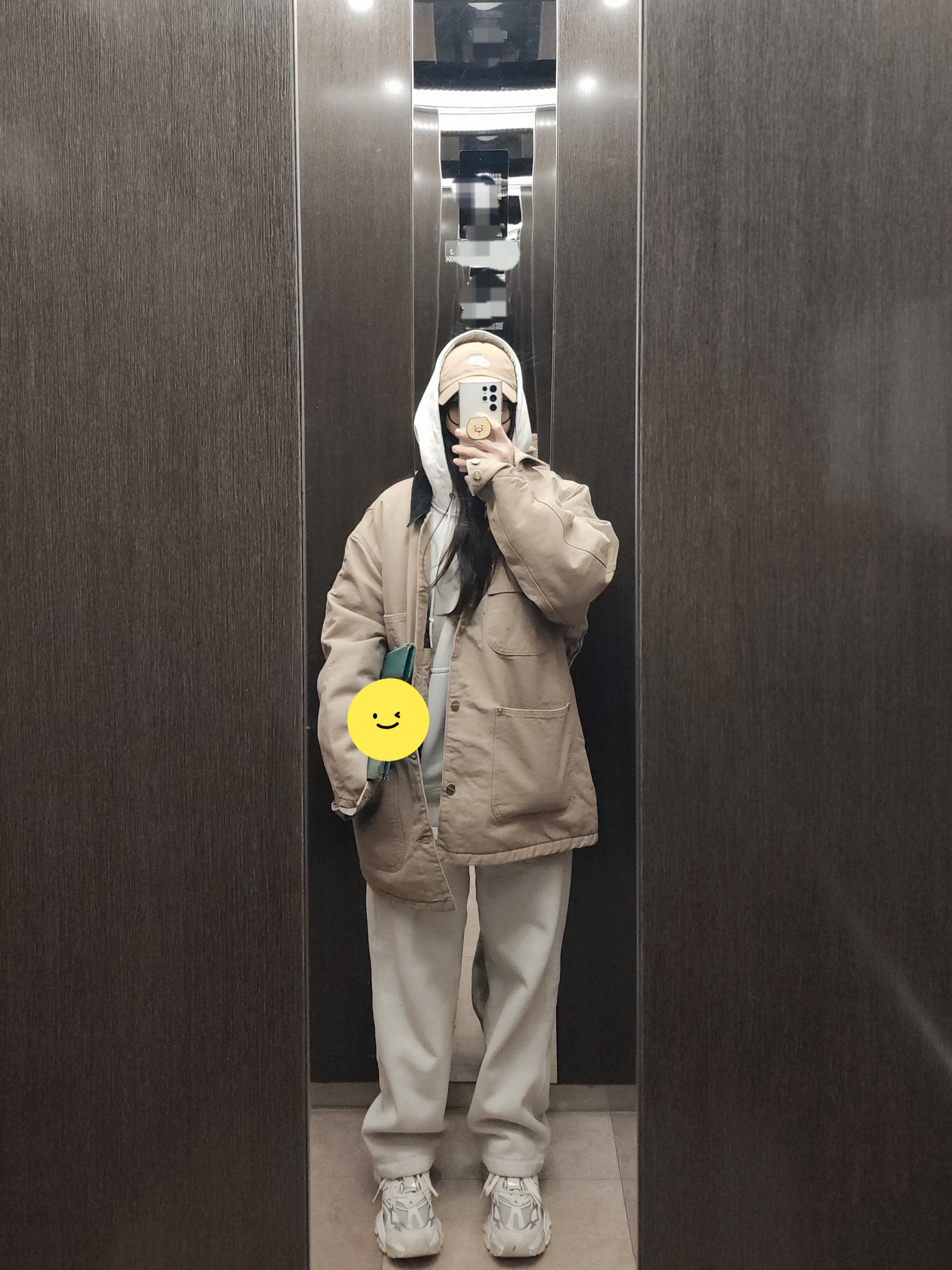 Nike NSW Swoosh Open Hem Fleece Pants - Asia, Carhartt WIP OG Chore Coat Peanut Black Aged Canvas 착용 스타일