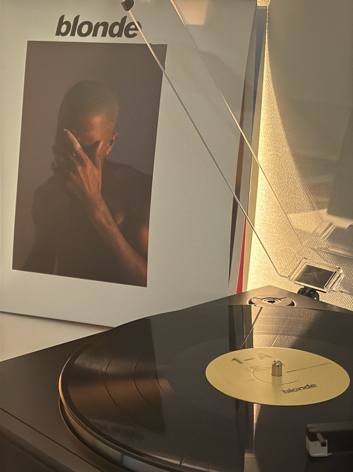 Frank Ocean Blonde Black (2LP), Audio-Technica AT-LP60X Auto Belt Drive Turntable Black (Korean Ver.) 착용 스타일 - 1