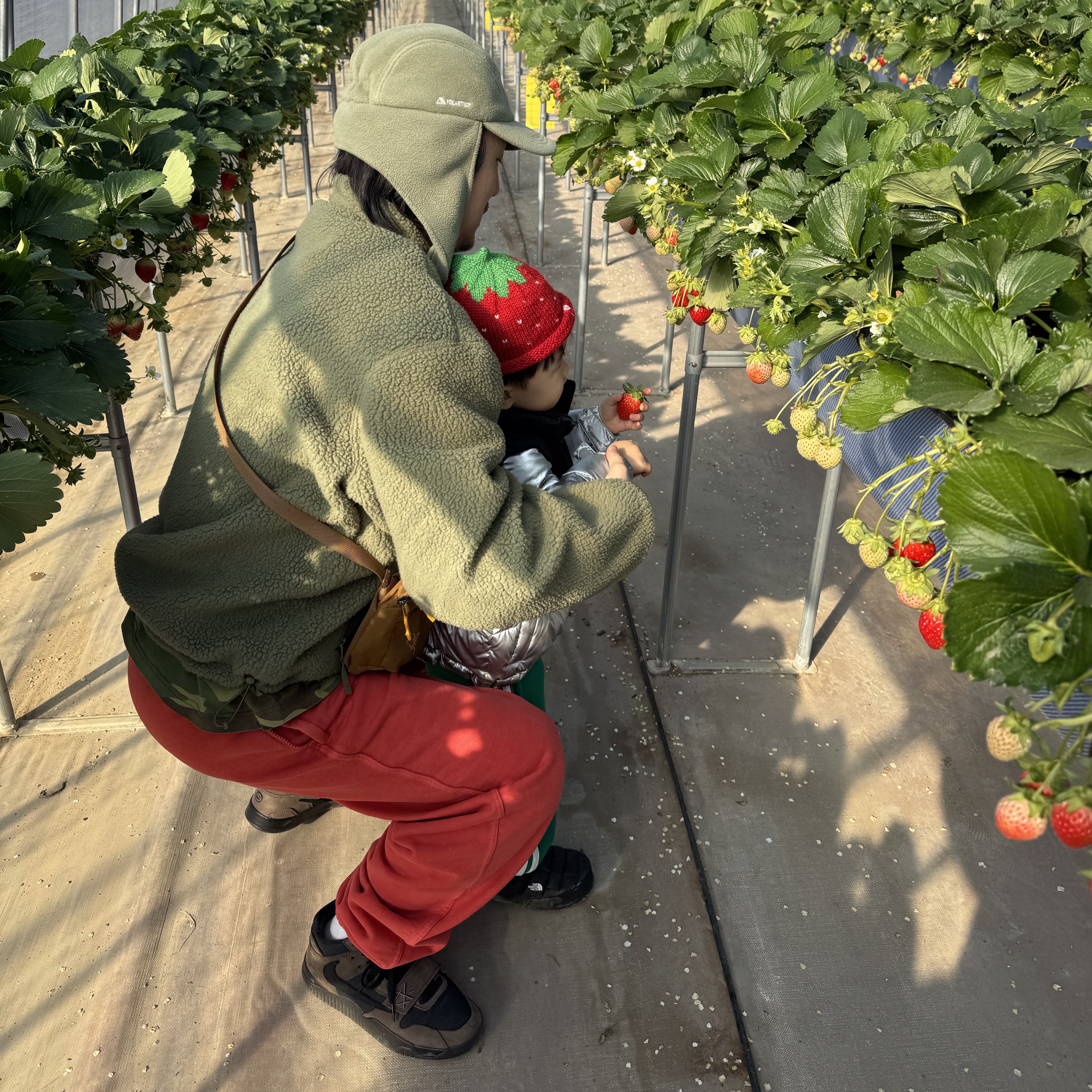Supreme Polartec Shearling Reversible Pullover Olive - 25FW, Supreme Polartec Earflap Camp Cap Light Olive - 21FW 착용 스타일 - 2