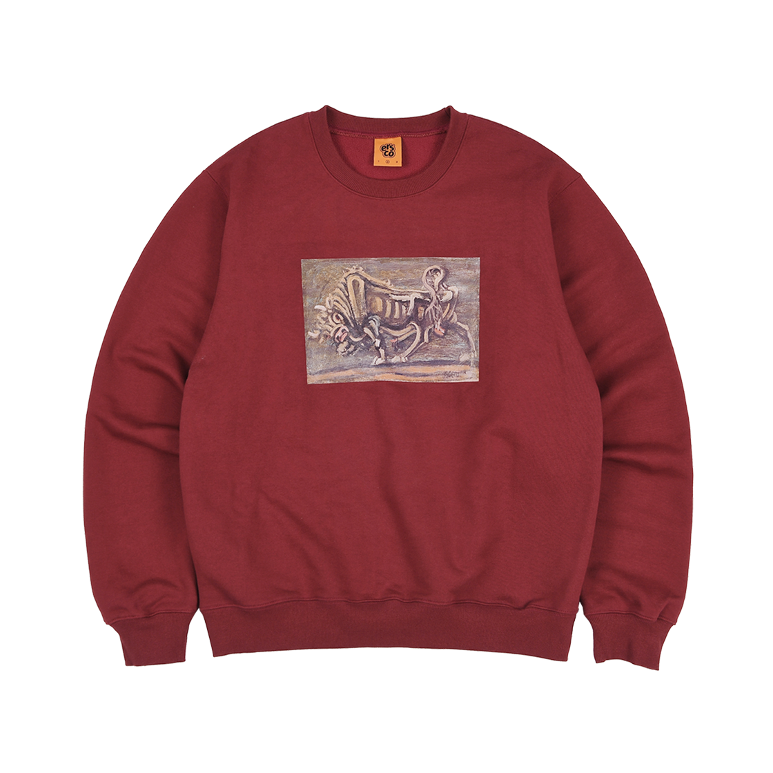 ersco-0138 ersco Bull Sweatshirt Red