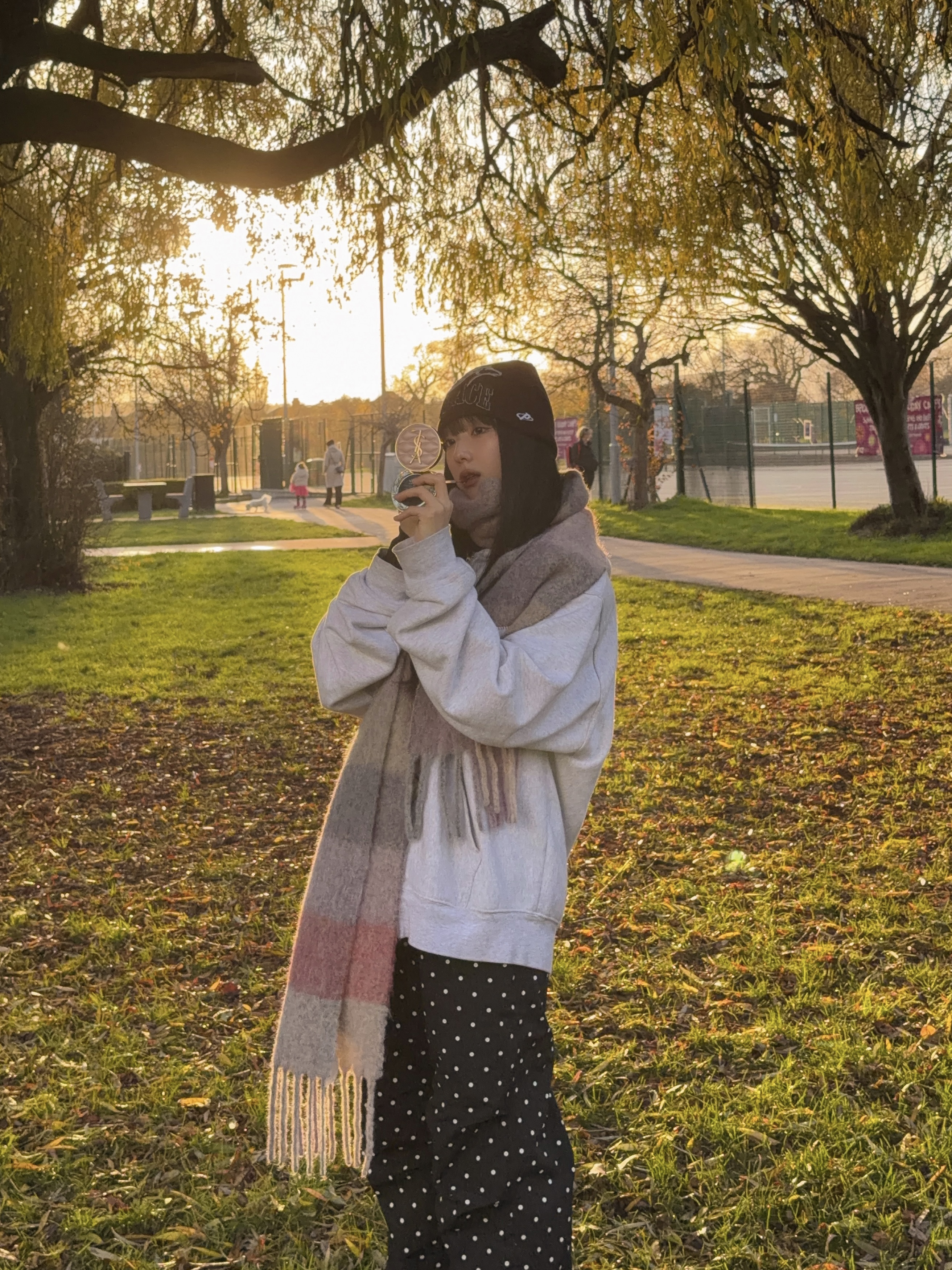Stussy Basic Stussy Hoodie Ash Heather 착용 스타일 - 2
