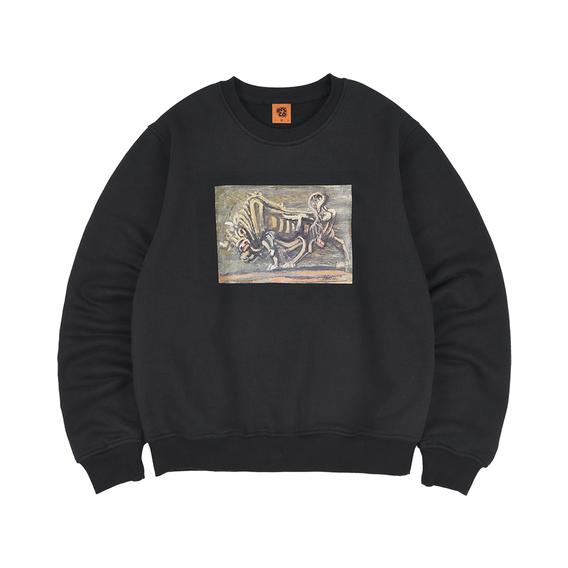 이알에스코 불 스웨트셔츠 블랙(ersco Bull Sweatshirt Black)