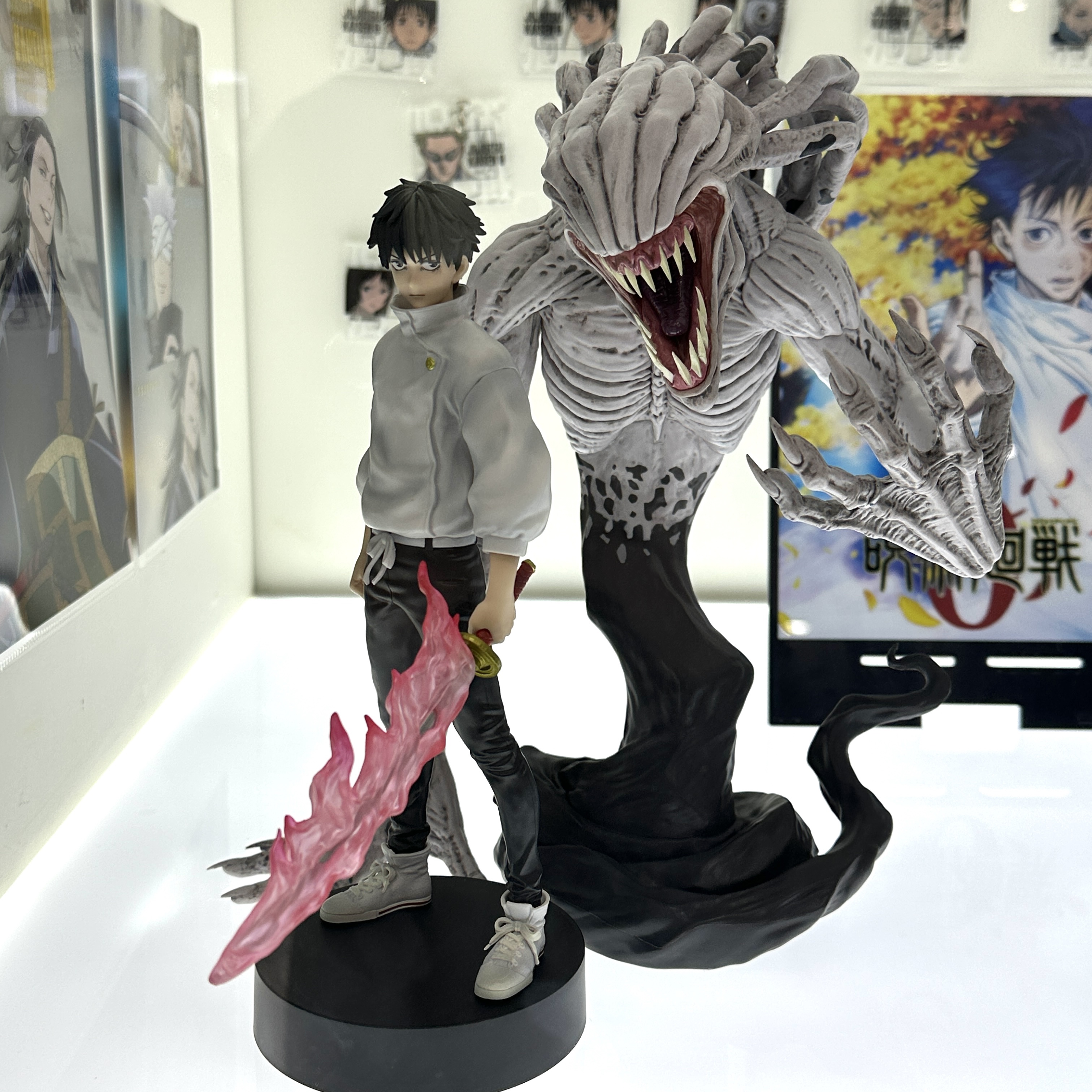 Bandai Ichiban Kuji Jujutsu Kaisen The Movie 0-1224- C Prize Special Grade Cursed Spirit Orimoto Rika MASTERLISE, Bandai Ichiban Kuji Jujutsu Kaisen The Movie 0-1224- A Prize Yuta Okkotsu Figure 착용 스타일 - 1