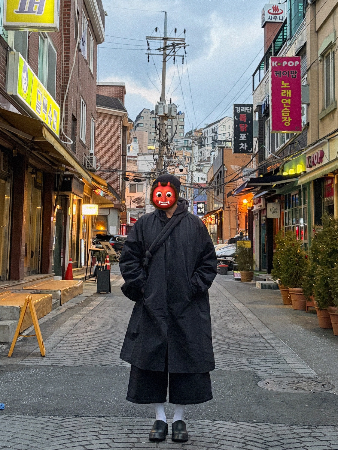 Yeezy x Gosha Rubchinskiy Blank RC-01 Jacket Charcoal 착용 스타일 - 1