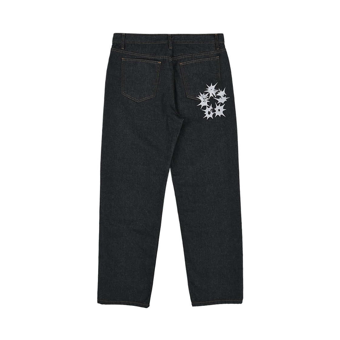 이알에스코 가시 로고 레귤러 팬츠 블랙(ersco Thorn Logo Regular Pant Black)