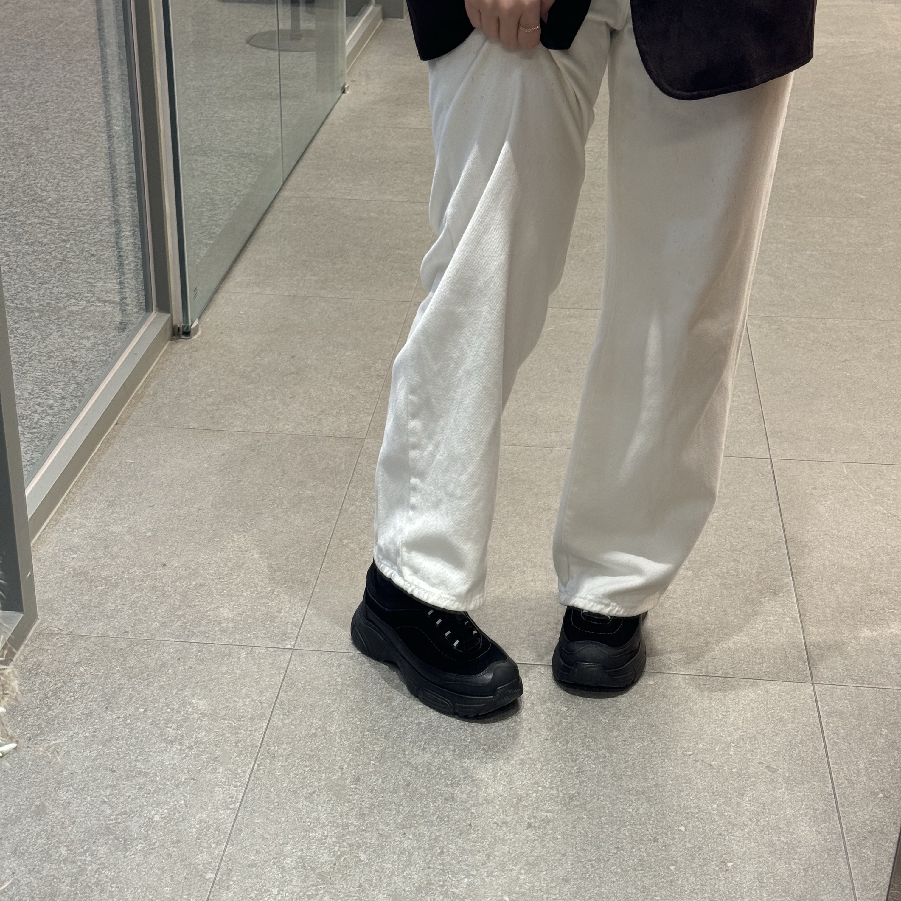Thom McAn Toronto 01 Sneakers Black 착용 스타일 - 2