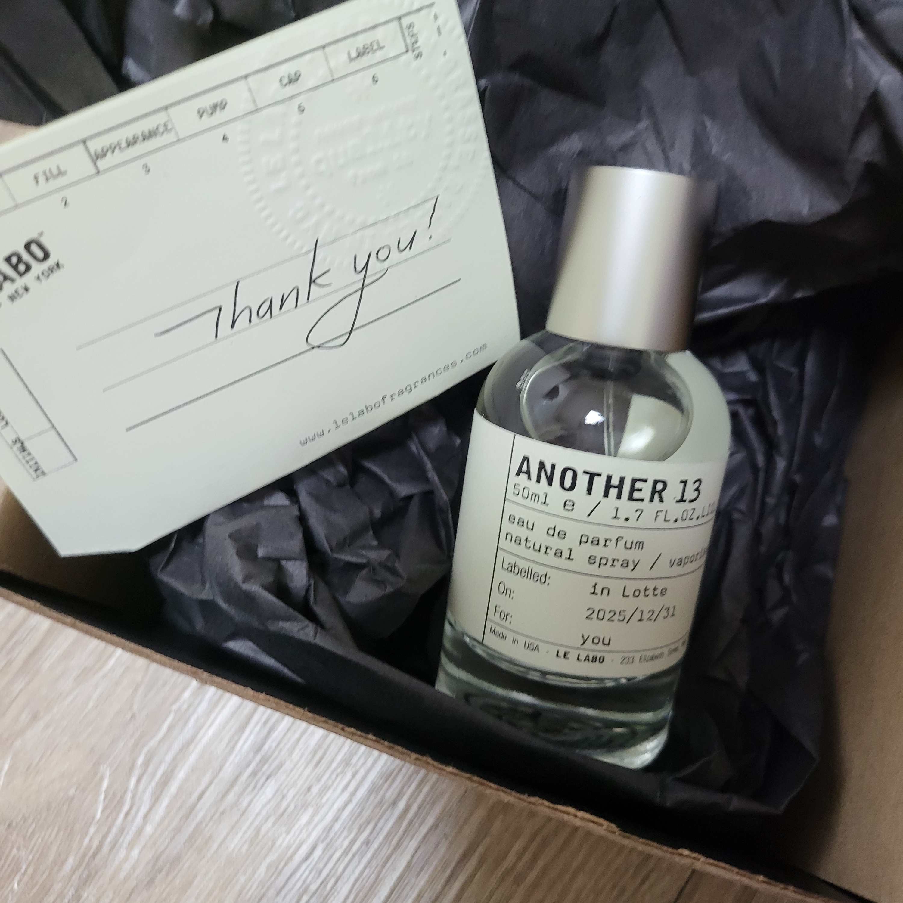 Le Labo Another 13 Eau De Parfum 50ml 착용 스타일
