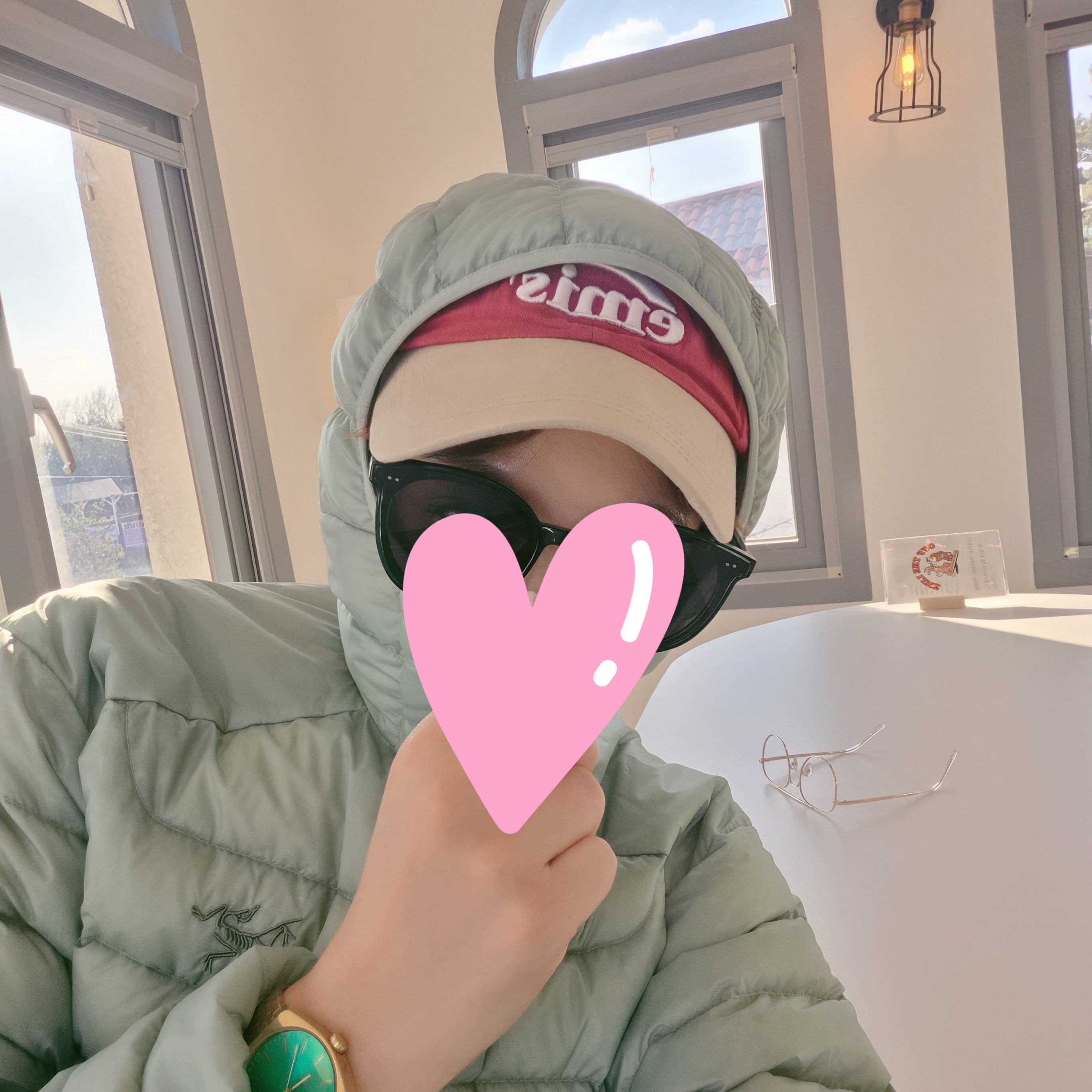 Arc'teryx Cerium Hoody Stone Green 착용 스타일 - 3