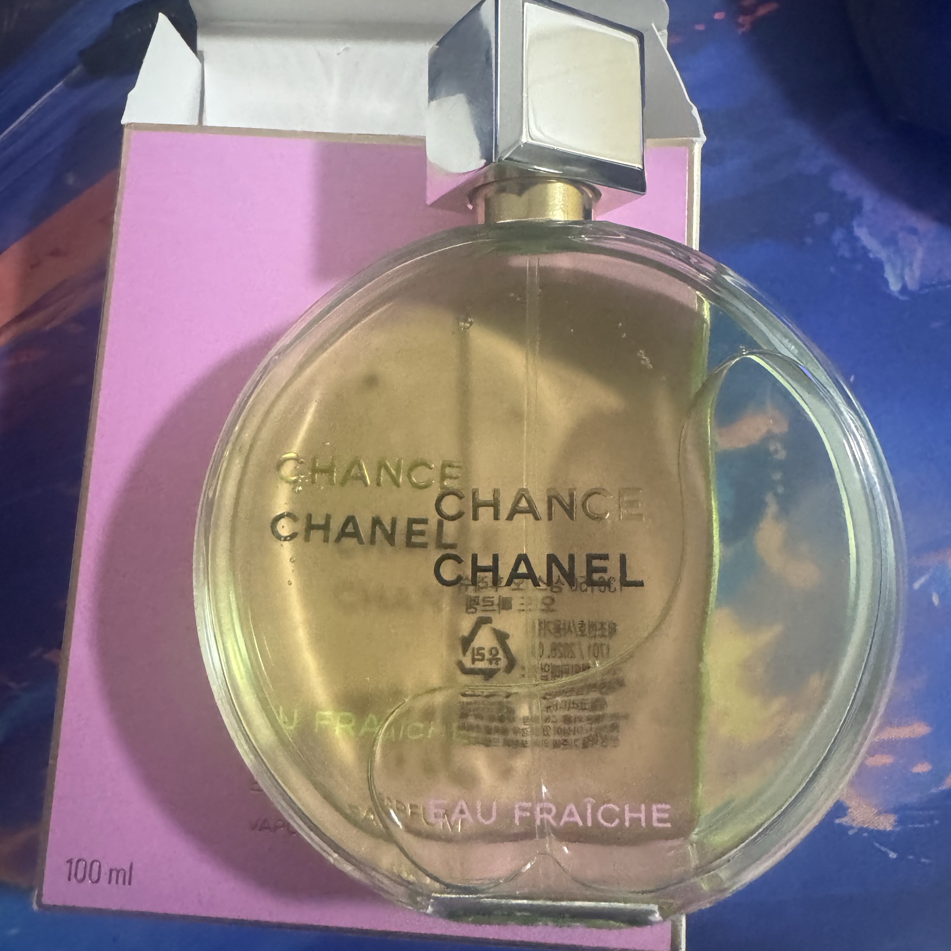 Chanel Chance Eau Fraiche Eau De Parfum 100ml 착용 스타일