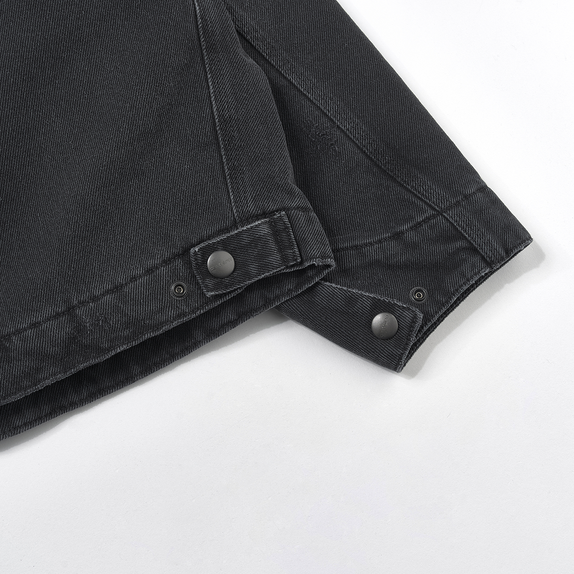 칼하트 WIP OG 디트로이트 자켓 블랙 그라인드 워시(Carhartt WIP OG Detroit Jacket Black Grind Wash) - 4