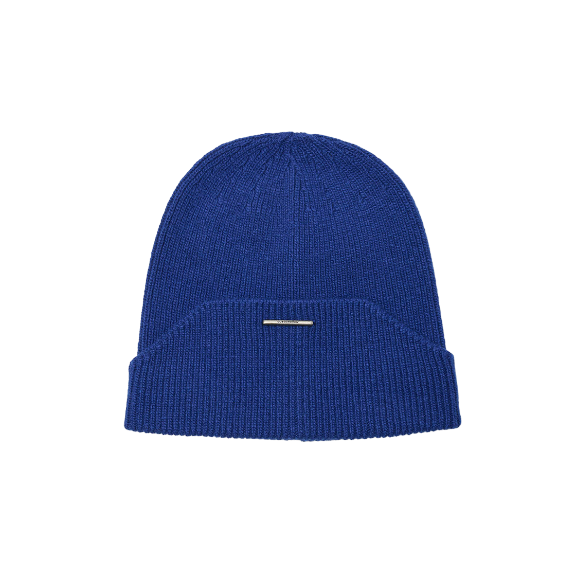 커스텀멜로우 니트 비니 블루(Customellow Knit Beanie Blue)