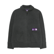 Palace x The North Face Purple Label Windstopper Field Knit Asphalt Gray - 25FW