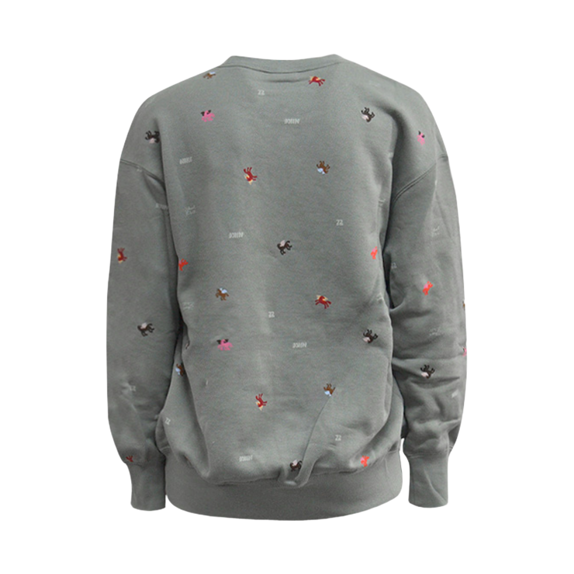 (W) 나이키 NSW 이어 오브 더 호스 오버사이즈 크루넥 스웨트셔츠 뉴트럴 올리브 (IQ3825-276)((W) Nike NSW Year of the Horse Oversized Crewneck Sweatshirt Neutral Olive (IQ3825-276)) - 2