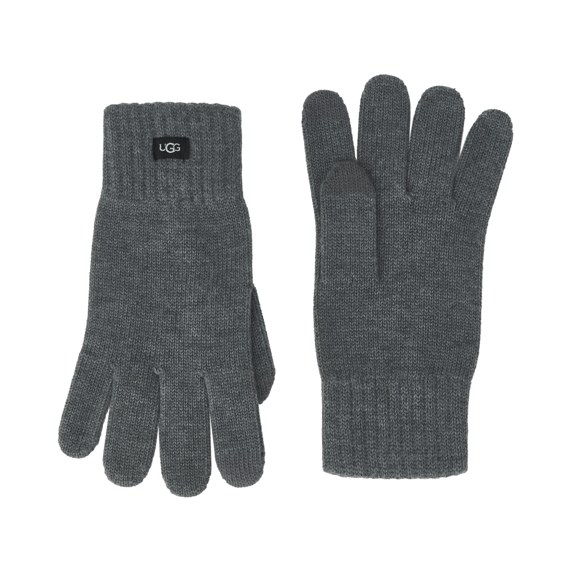 17106-CHRC UGG Knit Tech Gloves Charcoal