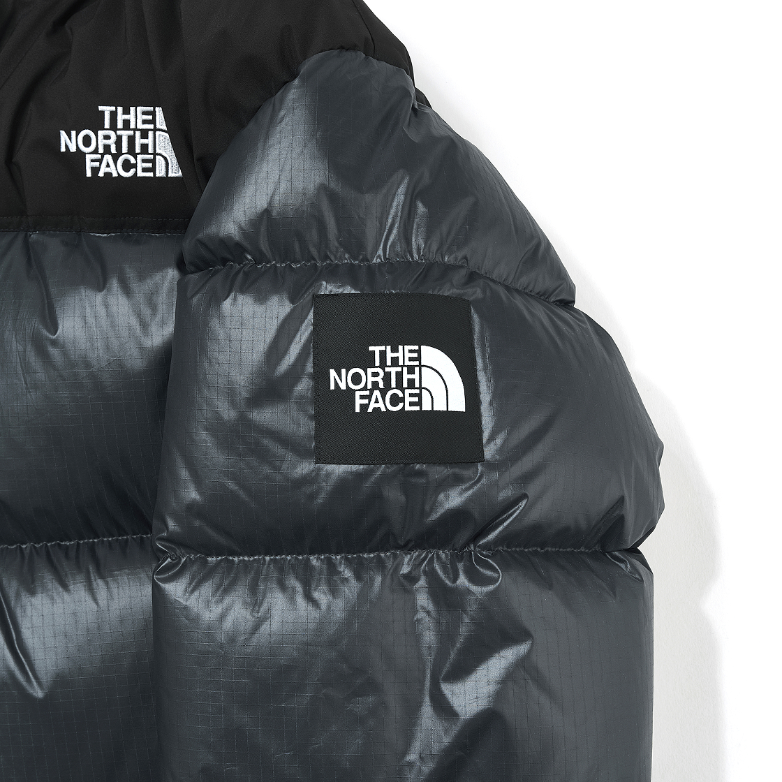 노스페이스 화이트 라벨 노벨티 눕시 다운 자켓 RDS 다크 그레이(The North Face White Label Novelty Nuptse Down Jacket RDS Dark Gray) - 5