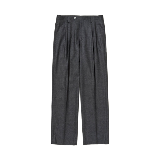 오라리 슈퍼 라이트 울 슬랙스 블랙 | Auralee | KREAM