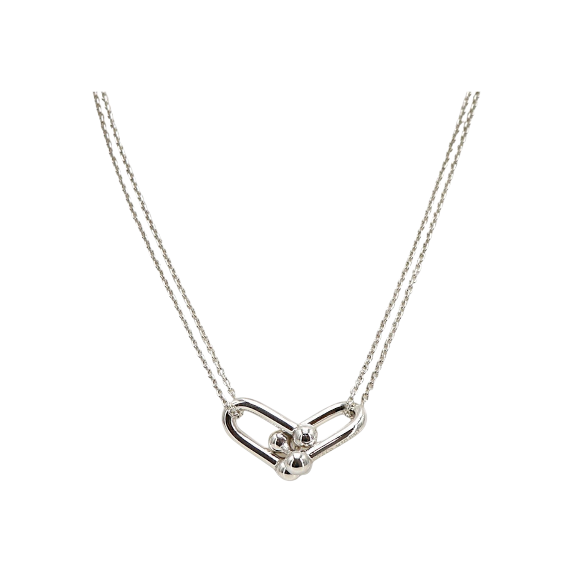 티파니앤코 더블 링크 펜던트 라지 실버 63104345(Tiffany & Co. Double Link Pendant Large Silver) - 1