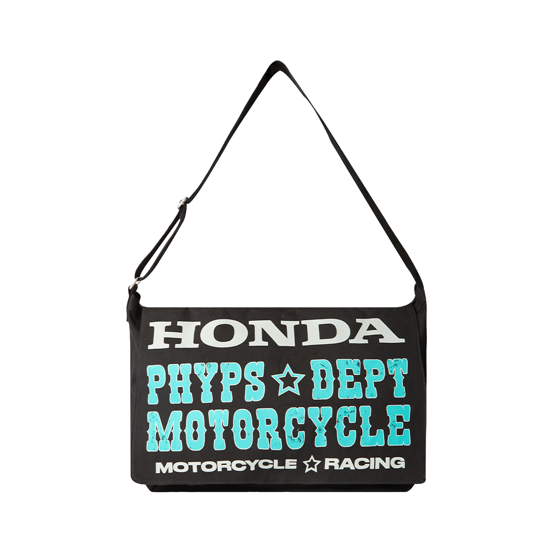 HGX2BG301SBK Honda Typography Duffel Canvas bag_Black