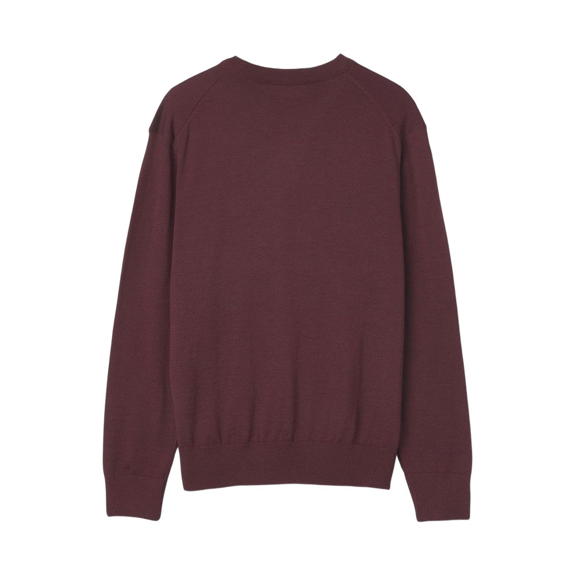 메종 키츠네 폭스 헤드 패치 클래식 니트 와인 리스(Maison Kitsune Fox Head Patch Classic Knit Wine Lees) - 2