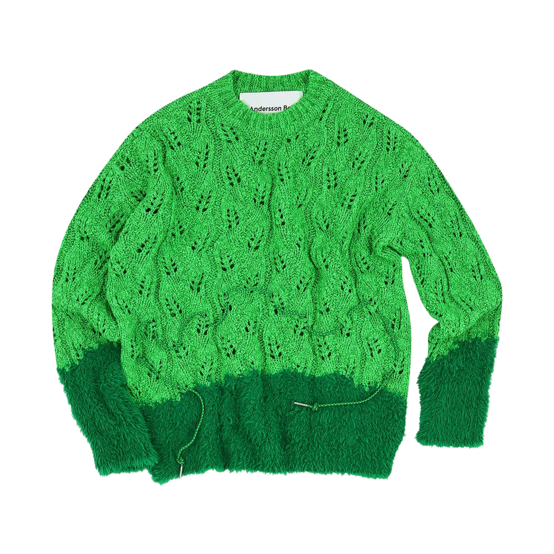 앤더슨벨 구에라 네트 크루넥 스웨터 그린(Andersson Bell Guerra Net Crewneck Sweater Green)