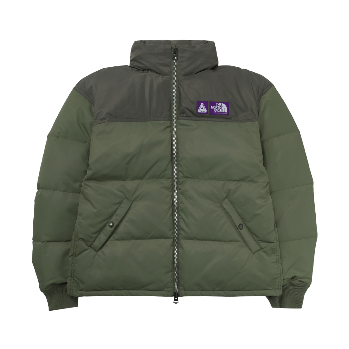 - Palace x The North Face Purple Label Windstopper Field Down Jacket Sage Green - 25FW