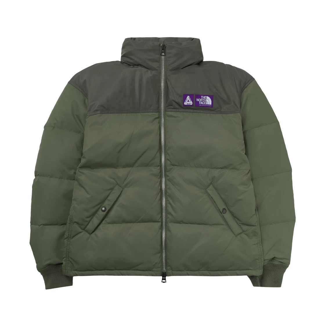 Palace Palace x The North Face Purple Label Windstopper Field Down Jacket Sage Green - 25FW · XL