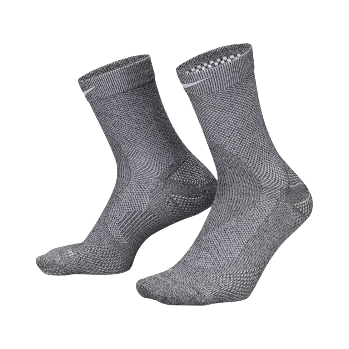 IB6114-050 Nike Running Lightweight Micro Crew Socks Dark Smoke Grey Pure Platinum (Korean Ver.)