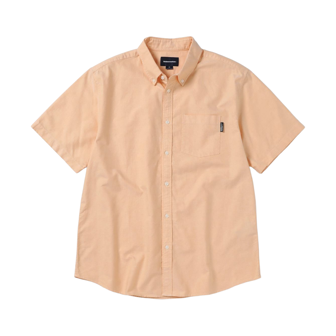 디스이즈네버댓 옥스포드 숏슬리브 셔츠 애프리콧(Thisisneverthat Oxford Short Sleeve Shirt Apricot) - 1