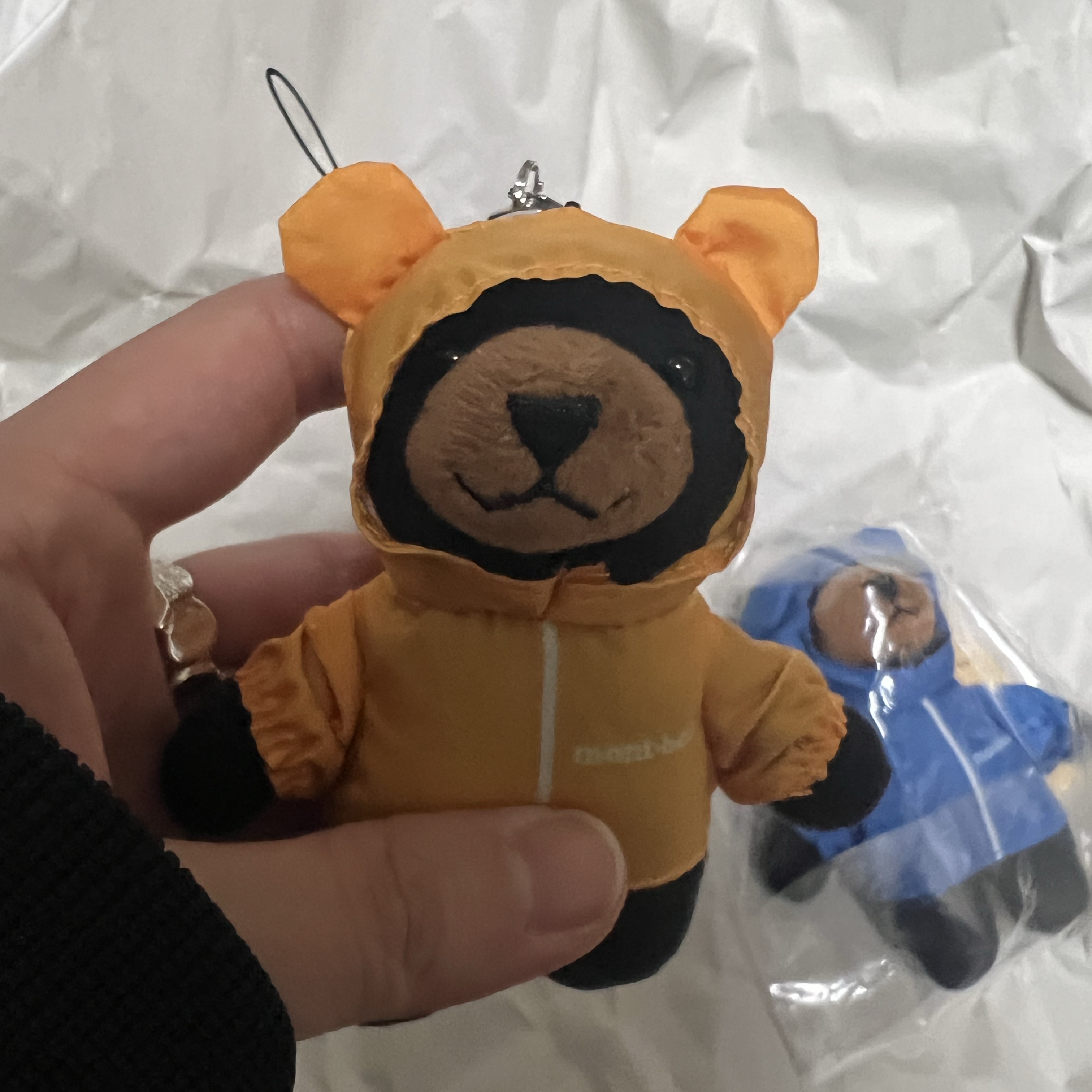 Montbell Strap Monta Bear Yellow, Montbell Strap Monta Bear Blue 착용 스타일 - 1