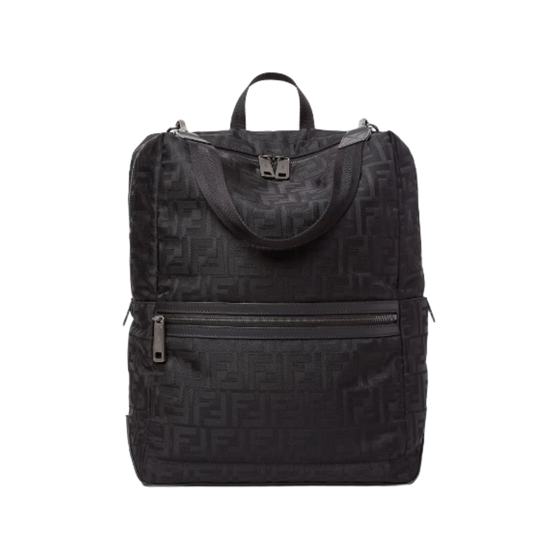 7VZ091AVC6F05TR Fendi Lui FF Nylon Backpack Black