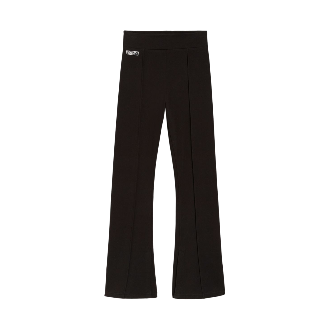 (W) 푸마 x 로제 슬림 핀턱 플레어 레깅스 블랙((W) Puma x Rosé Slim Pintuck Flare Leggings Black)
