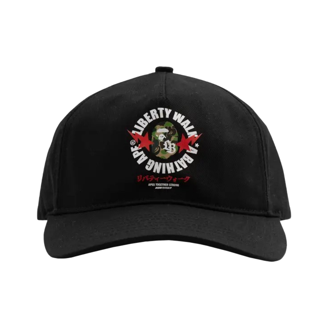 - BAPE x Liberty Walk ABC Camo Busy Works Cap Black