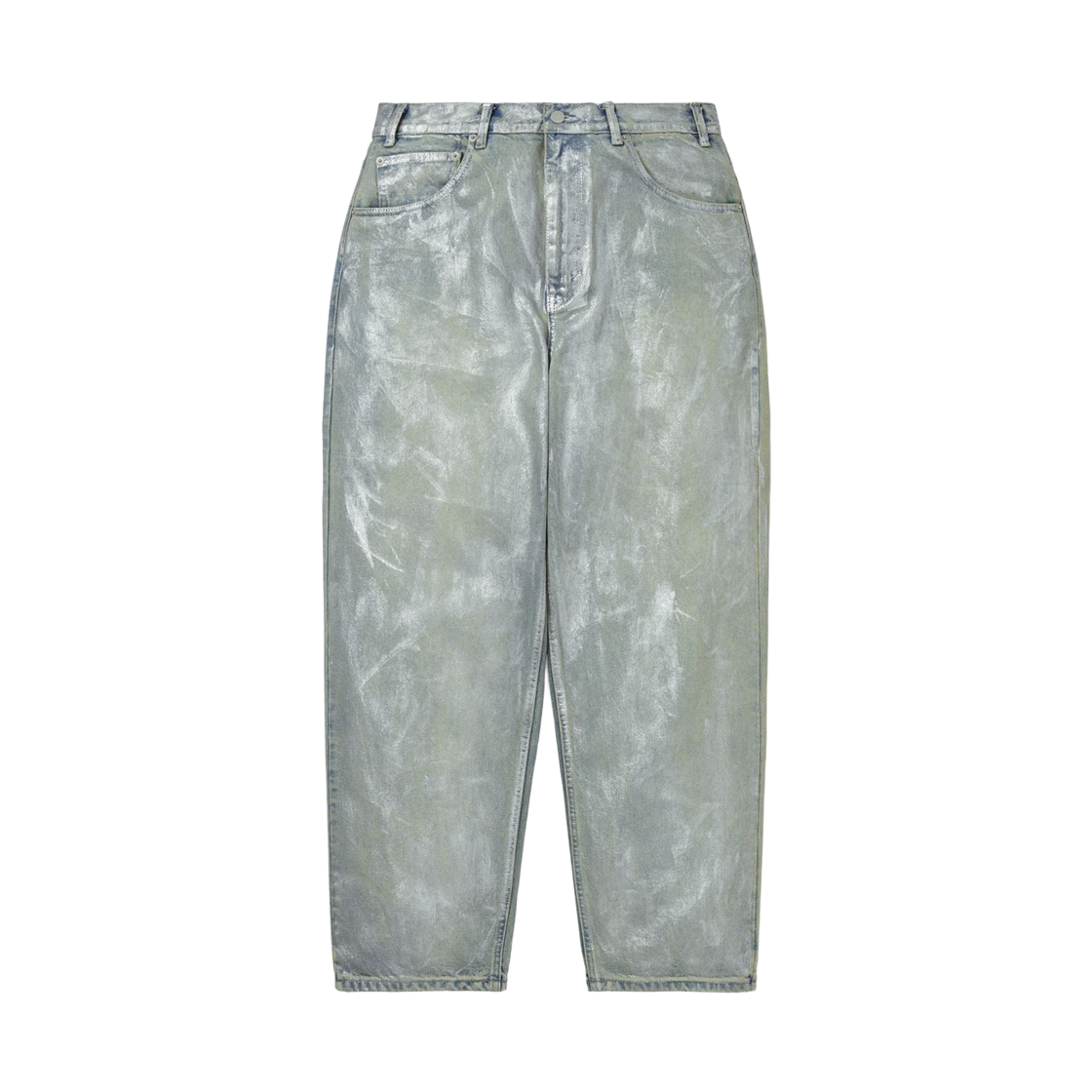 TN253DPAOP04SLV Thisisneverthat Metal Relaxed Jeans Silver