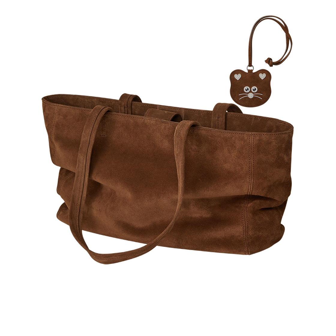 드마스 X 남희 포트백 스웨이드 브라운(Demars X MNH Port Bag Suede Brown)