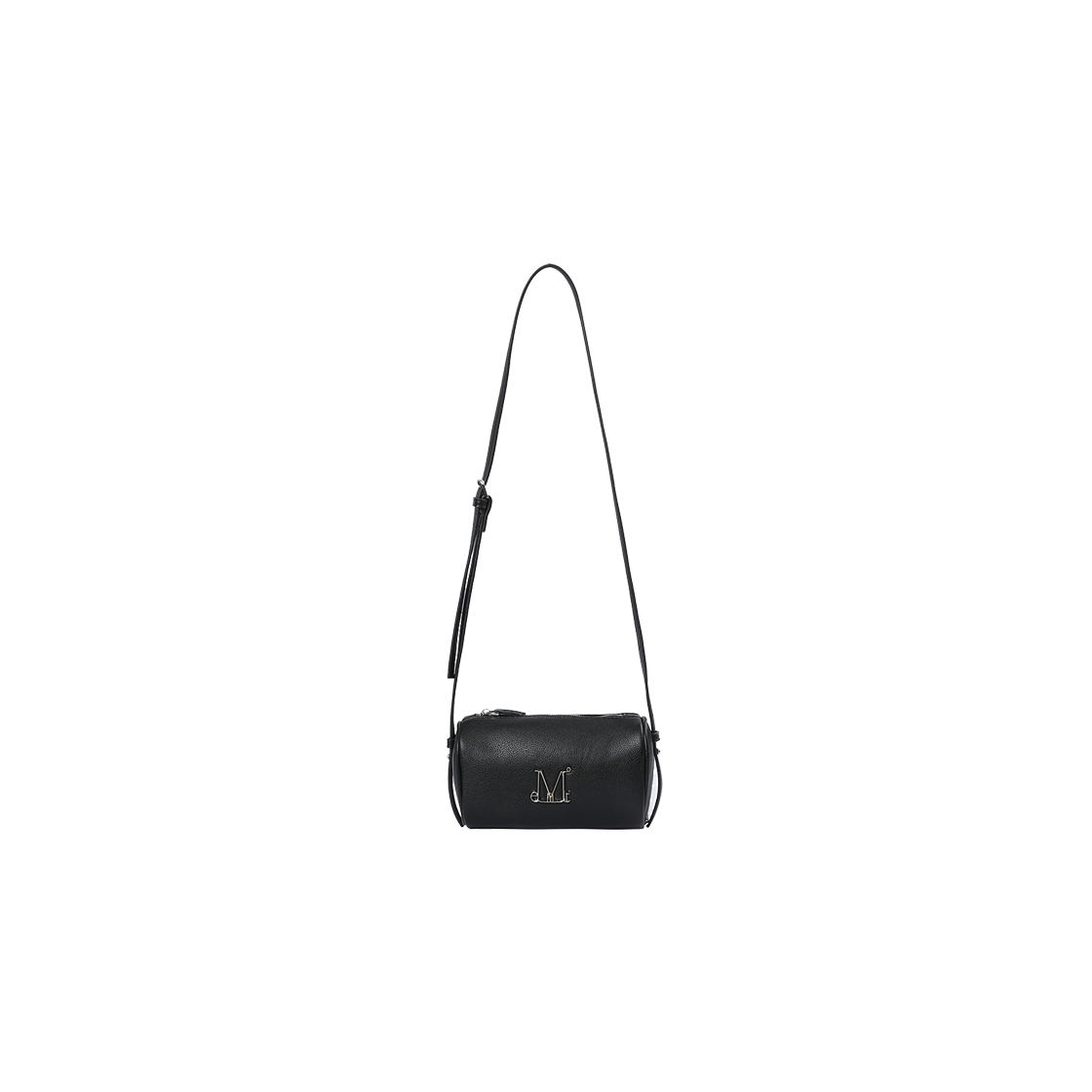 무센트 아라 메탈 로고 미니 숄더백 남녀공용 블랙(MUCENT Ara Metal Logo Mini Shoulder Bag Unisex Black)