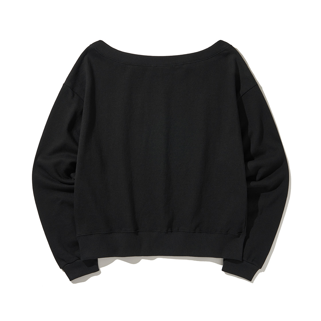 디오스피스 원숄더 맨투맨 블랙(DAUSPICE GA One-Shoulder Sweatshirt Black) - 2
