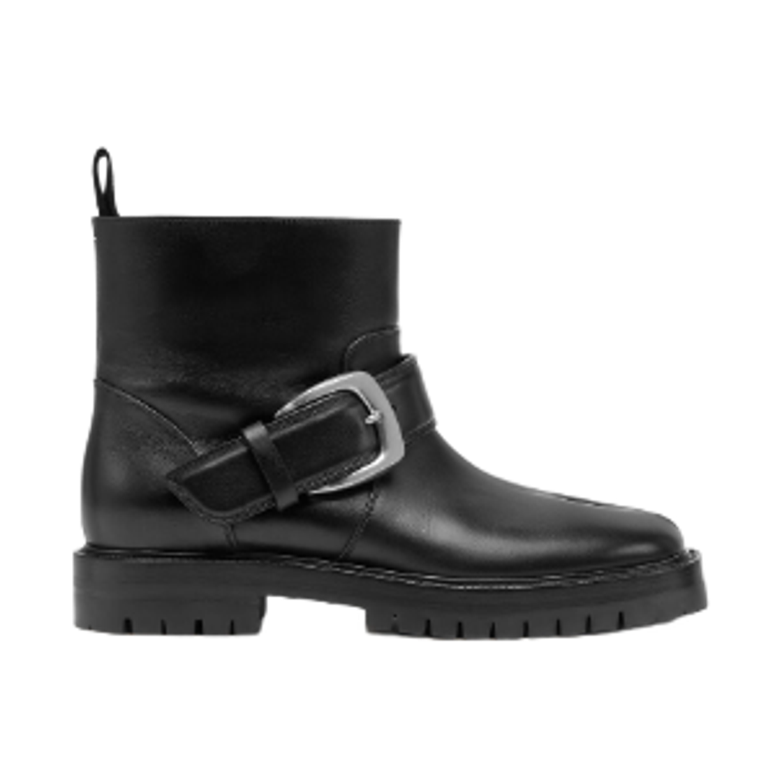 (W) 메종 마르지엘라 타비 카운티 버클 앵클 부츠 블랙