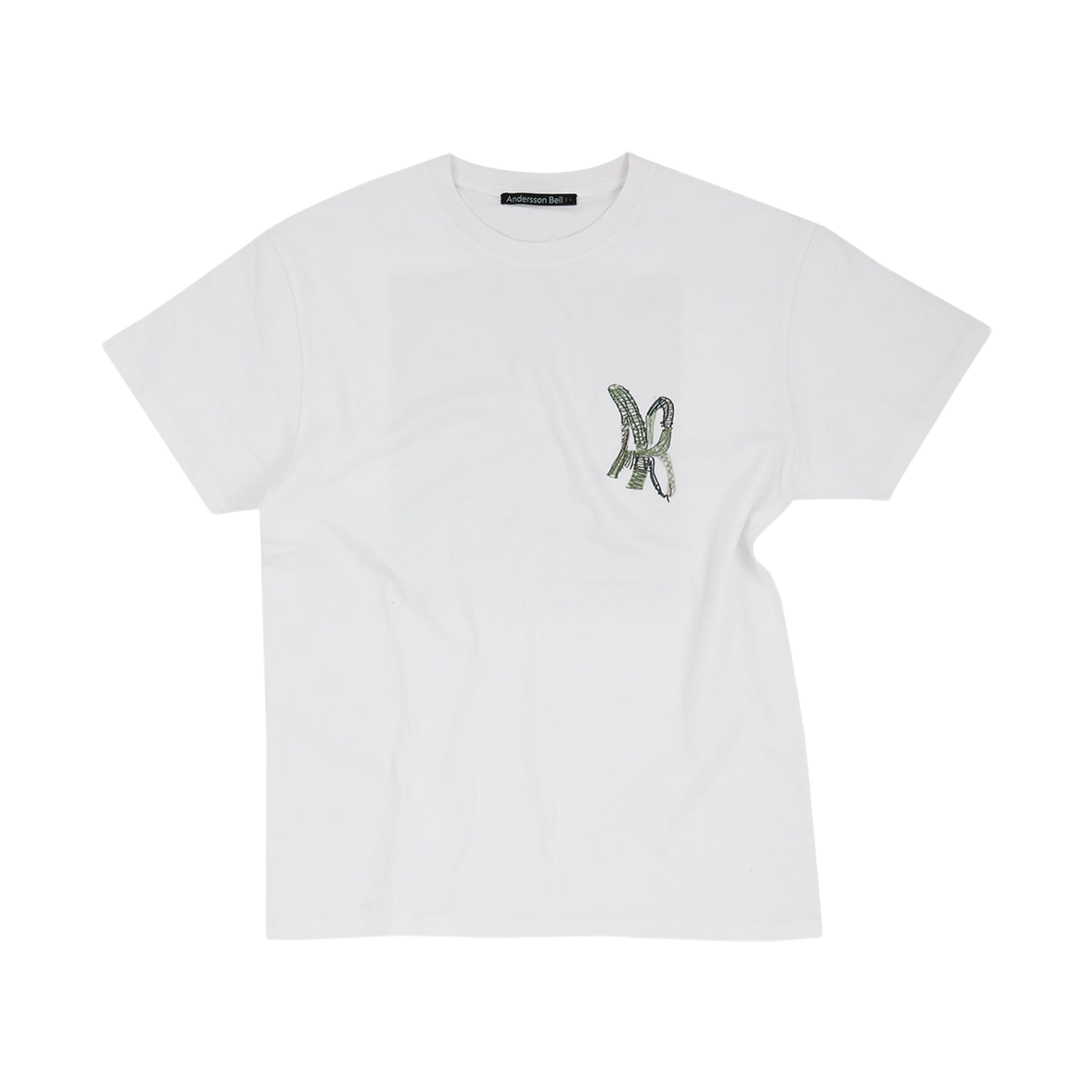 앤더슨벨 뉴 AB 프린트 티셔츠 화이트(Andersson Bell New AB Print T-Shirt White)