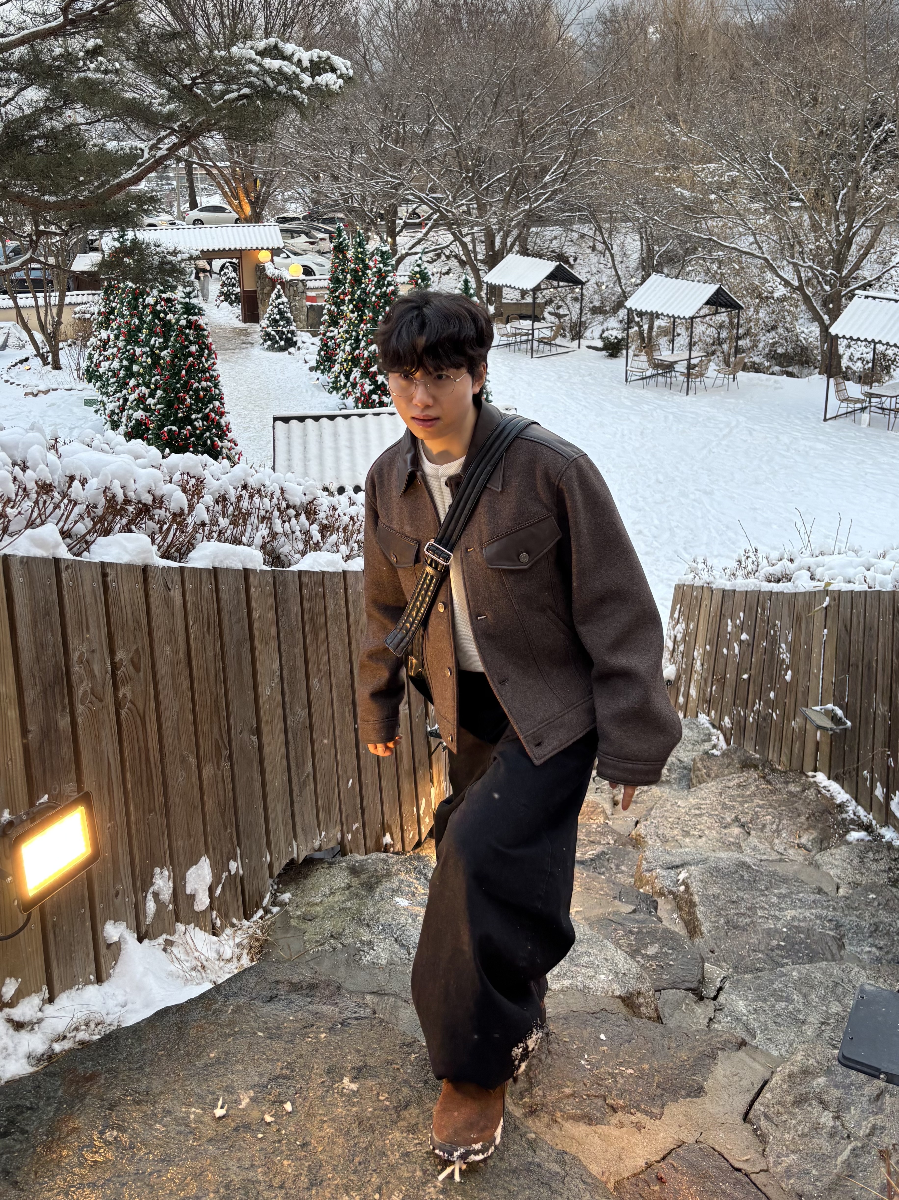 Timberland x Thisisneverthat 6 inch Boot Brown - Wide 착용 스타일