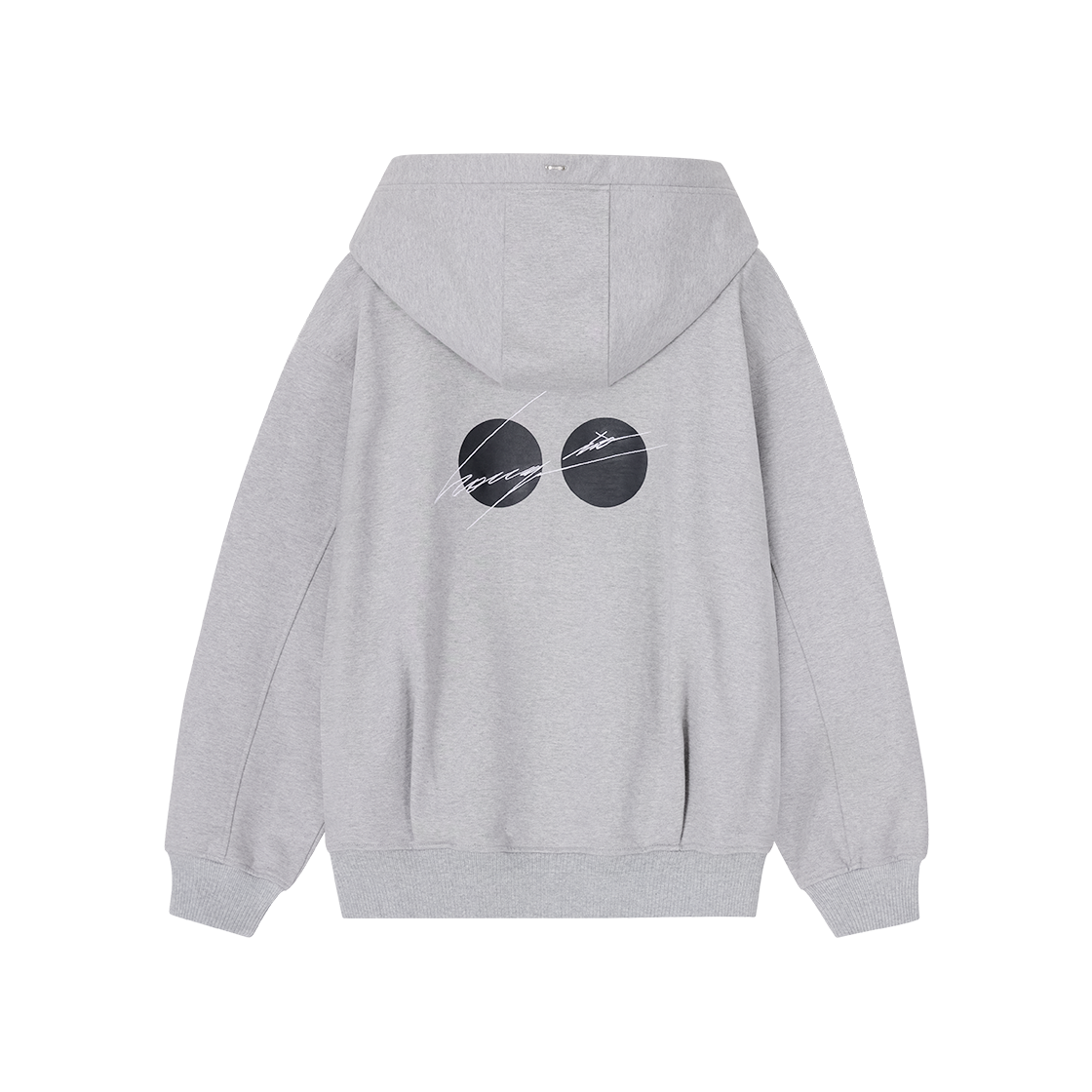 송지오 컬렉션 블랙아이즈 후드 집업 멜란지 그레이(SONGZIO COLLECTION Blackeyes Hood Zip Up Melange Grey)