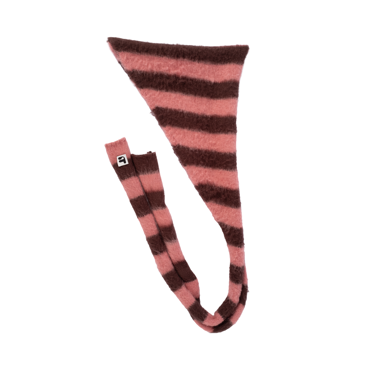 타미카집 스쿱 머플러_초코&스트로베리(TAMIKA ZIP Scoop Muffler_Choco&Strawberry)