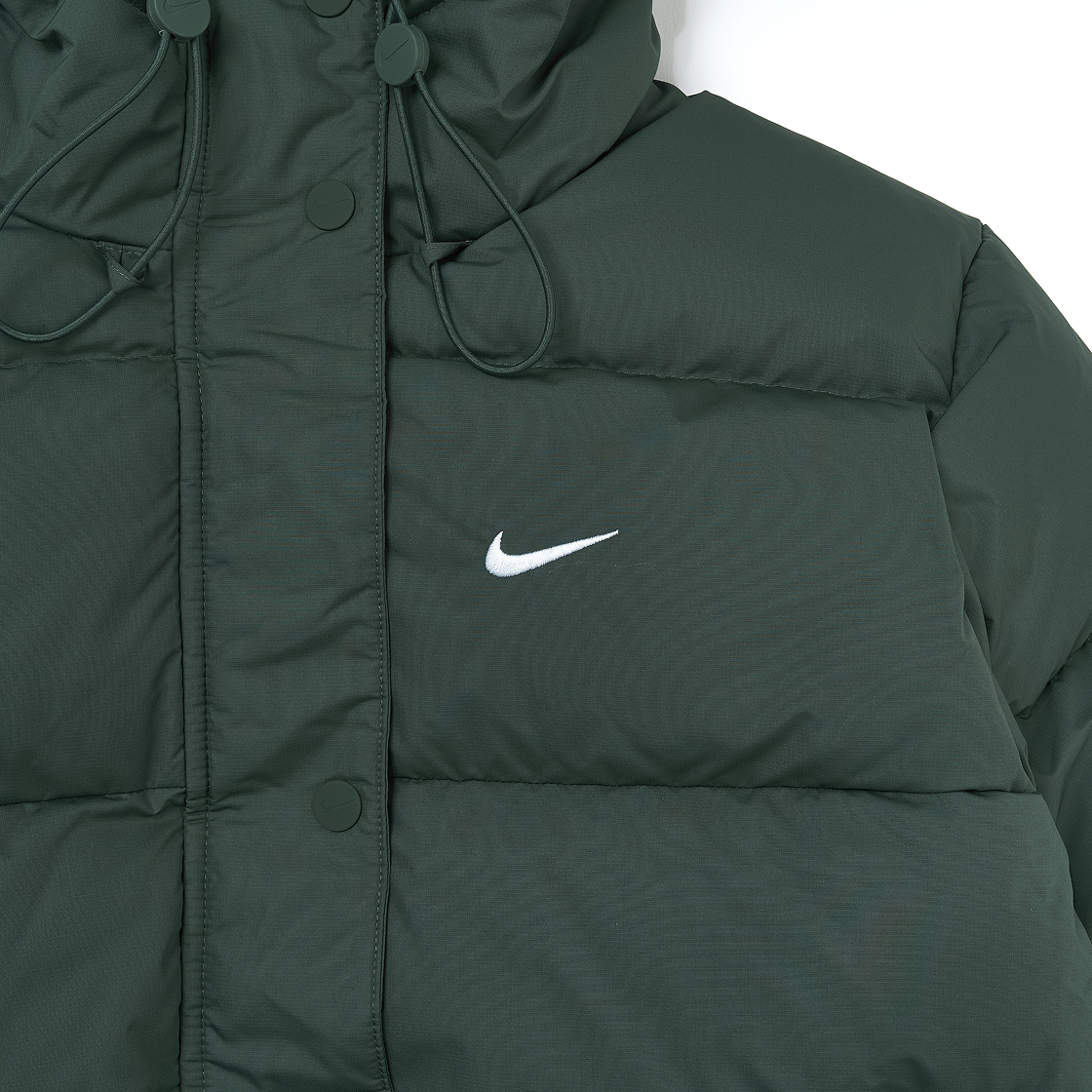 (W) 나이키 NSW 메트로 써마핏 루즈 다운 자켓 빈티지 그린 화이트 - 아시아((W) Nike NSW Metro Therma-Fit Loose Down Jacket Vintage Green White - Asia) - 4