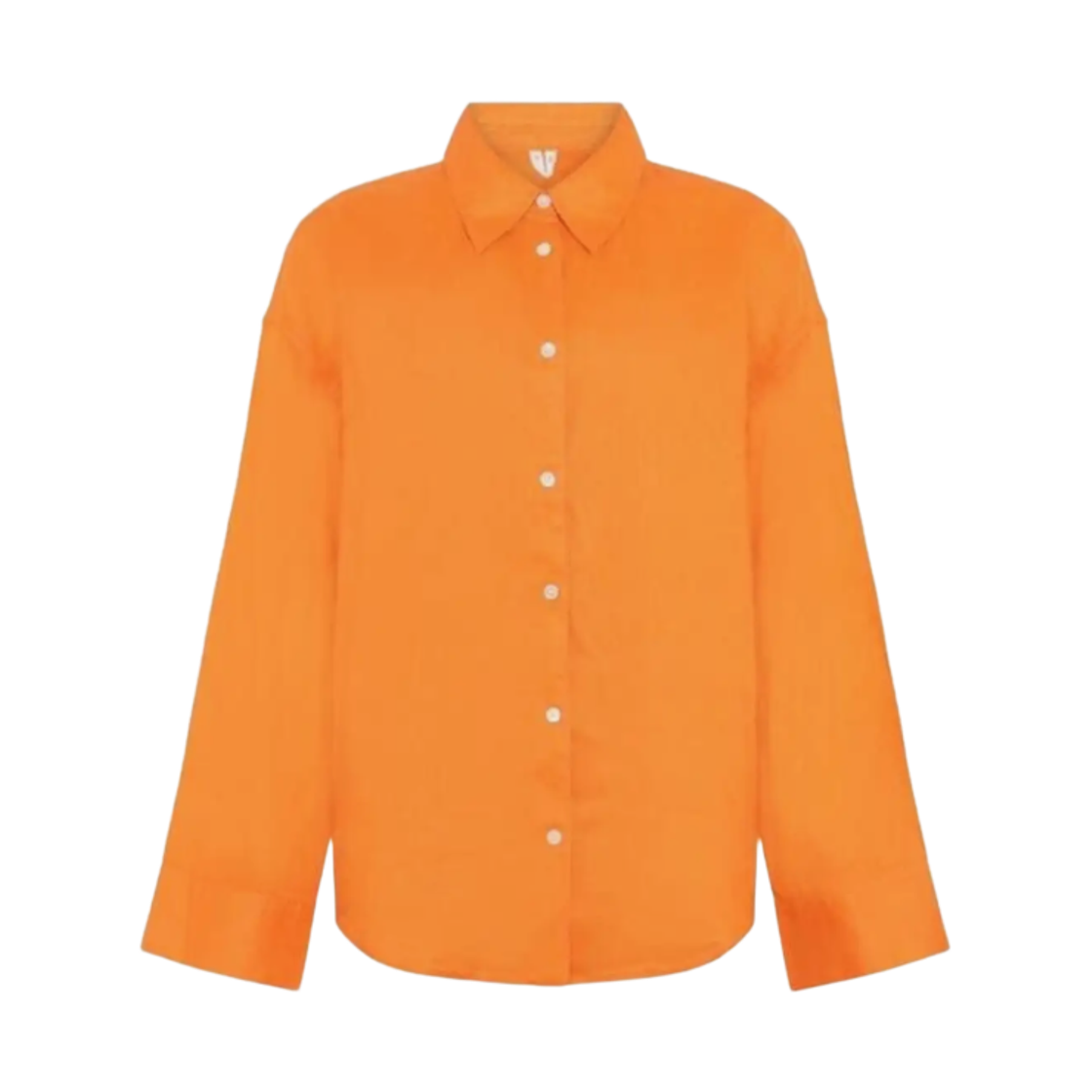 (W) 아르켓 리넨 셔츠 오렌지((W) Arket Linen Shirt Orange)