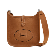 Hermes Evelyne 23 Poche III Bag Clemence & Palladium Gold