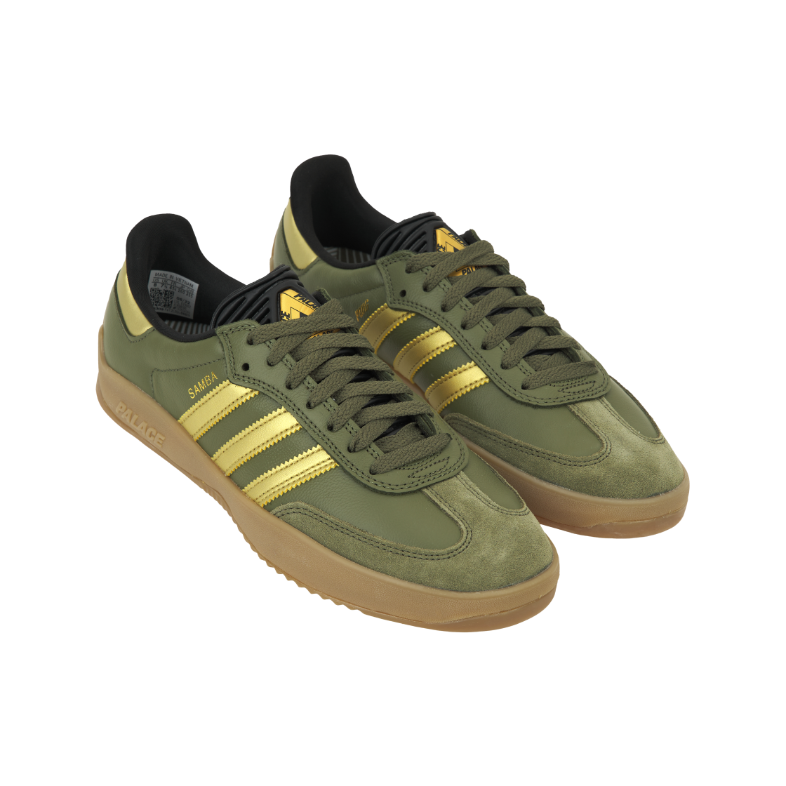 아디다스 x 팔라스 삼바 올리브 골드(Adidas x Palace Samba Olive Gold) - 4