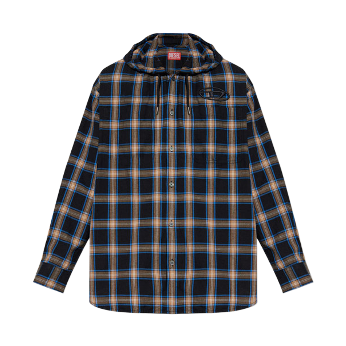 디젤 D 로고 후드 자켓 멀티컬러(Diesel D Logo Hoodie Jacket Multicolor)