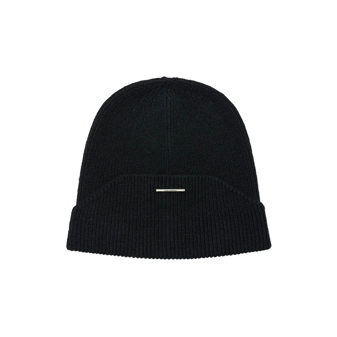 커스텀멜로우 니트 비니 블랙(Customellow Knit Beanie Black)