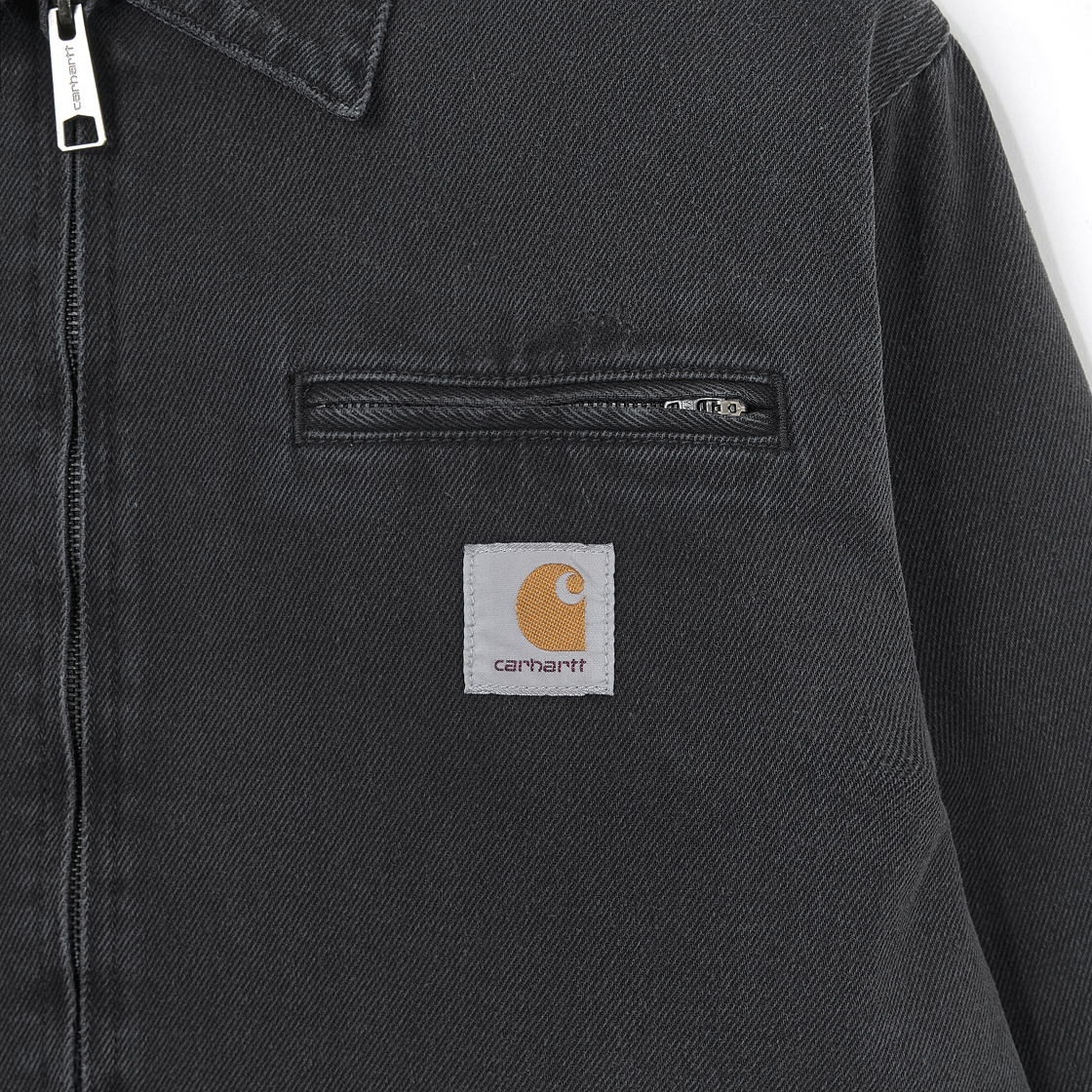 칼하트 WIP OG 디트로이트 자켓 블랙 그라인드 워시(Carhartt WIP OG Detroit Jacket Black Grind Wash) - 3