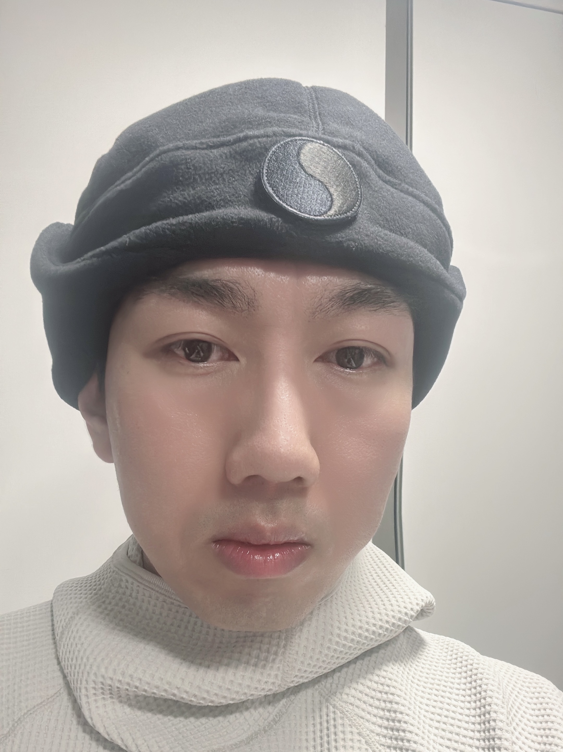 Our Legacy x Goldwin Fleece Hat Jet Black 착용 스타일